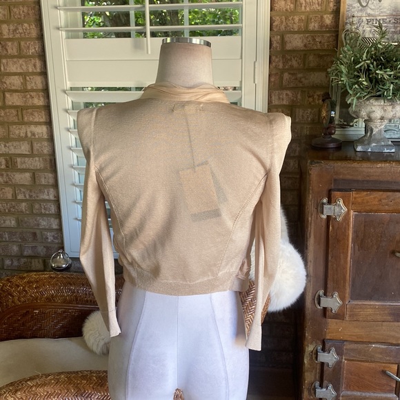 MICHAA LIGHWEIGHT RUFFLE CARDIGAN SX - SMALL ** - Picture 5 of 8